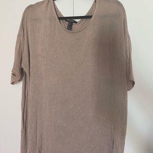 Forever 21 basic top, taupe color